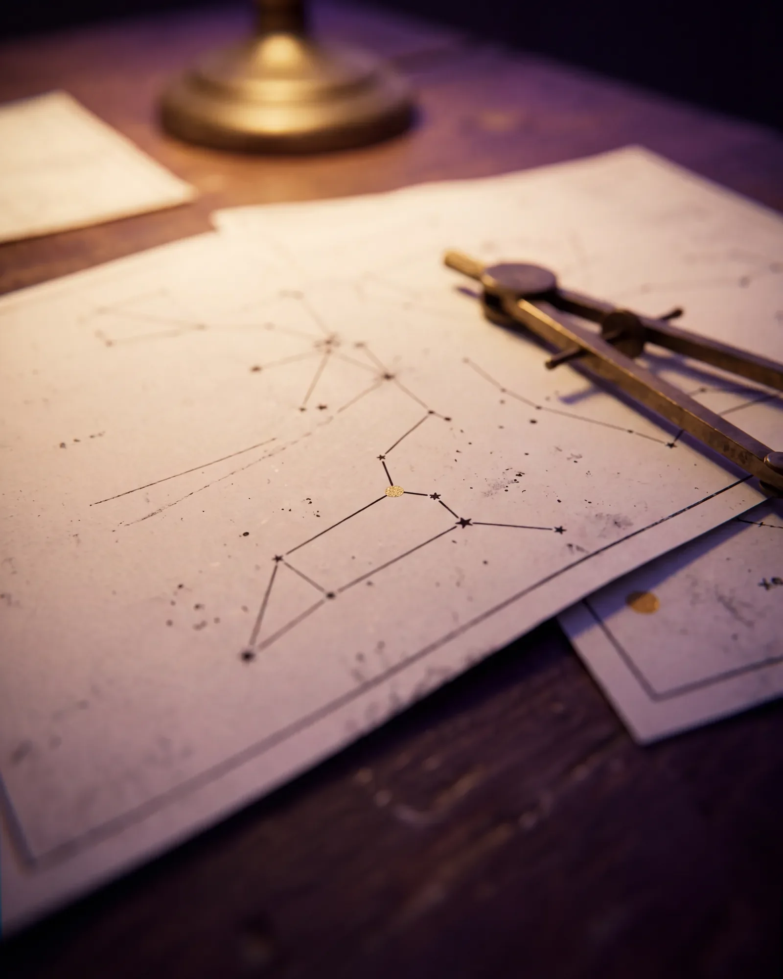 Mappe stellari e compasso del corso Spiritual Quantum Life su abbondanza e problemi di soldi
